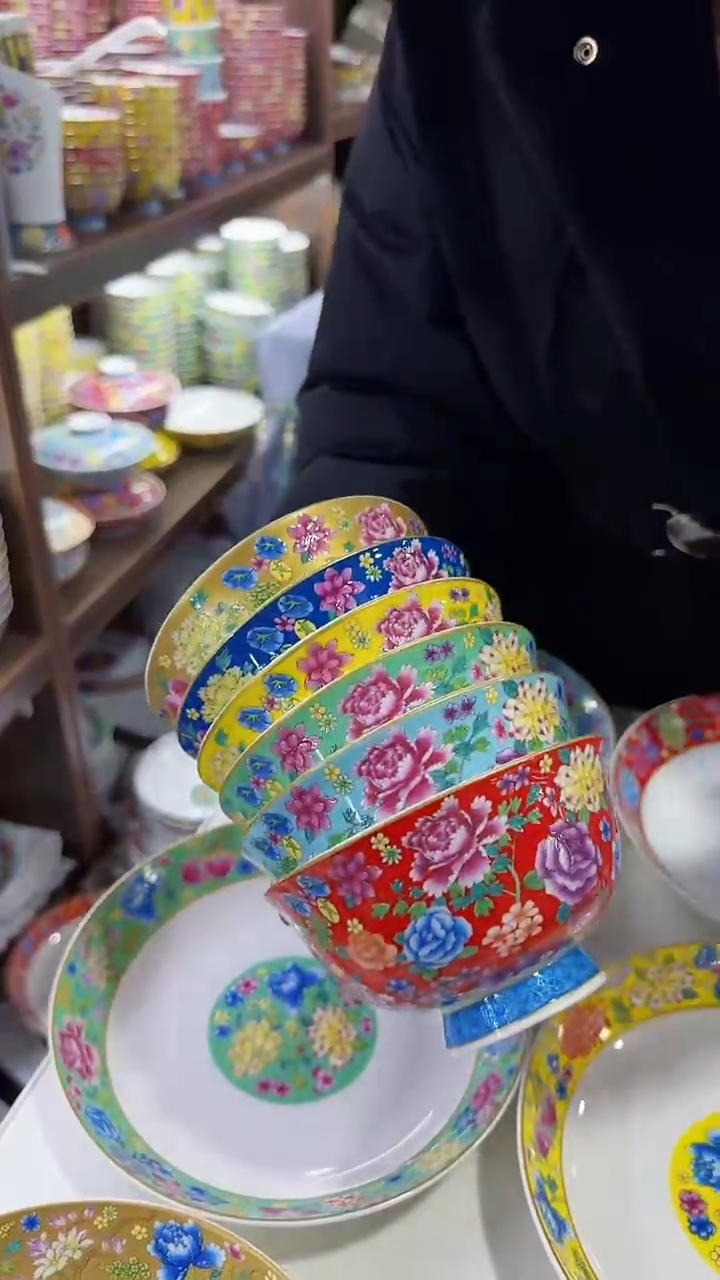 【闪购商品】瓷片5英寸饭碗6个景德镇陶瓷