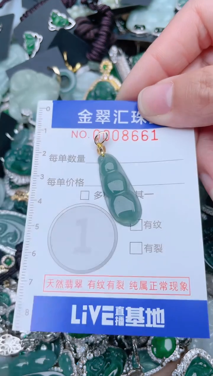 【闪购商品】翡翠颈饰未镶嵌8661.....1