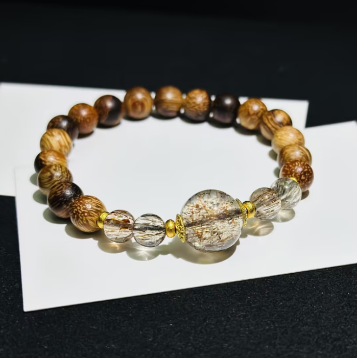 【JQ】黑金超沉沉DIY手串约8mm（多样性发其一）