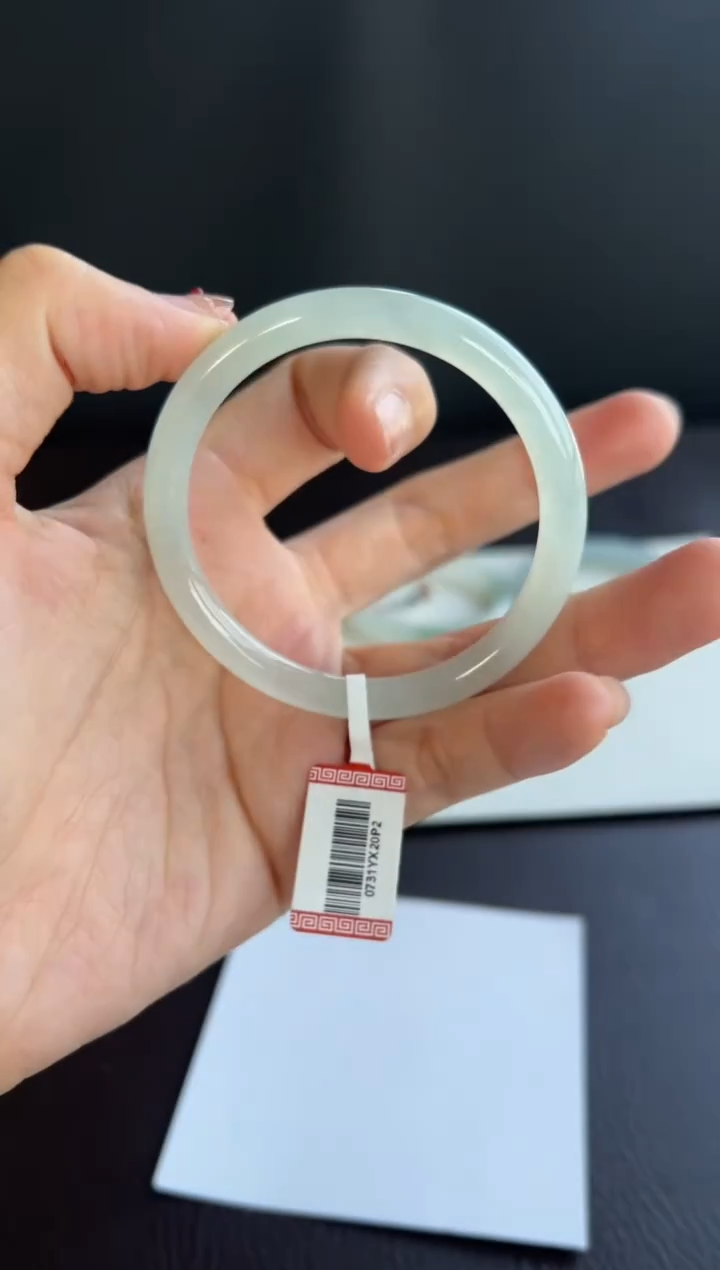 未镶嵌手镯翡翠42号52.3*6.4*6.5