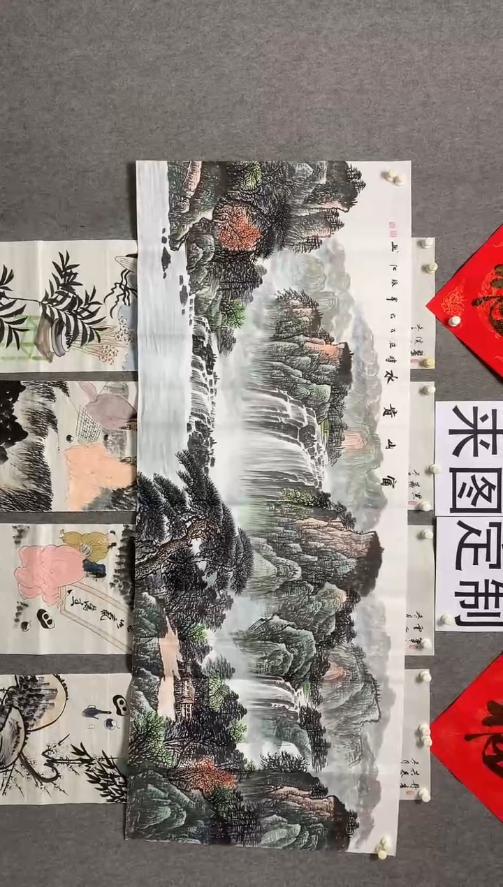 【闪购商品】国画沈泳江手绘 小六尺180*70cm