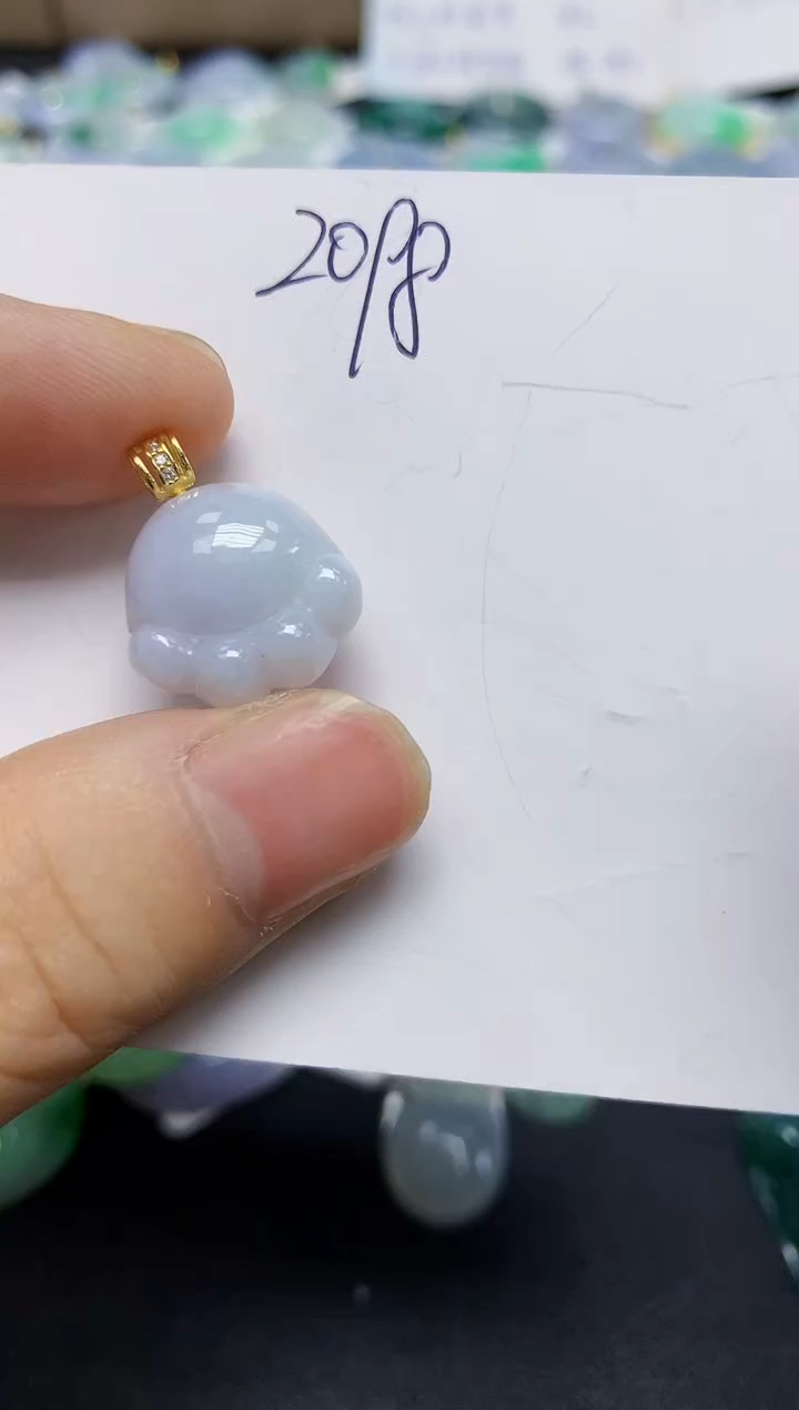 翡翠未镶嵌颈饰天然缅甸翡翠A货