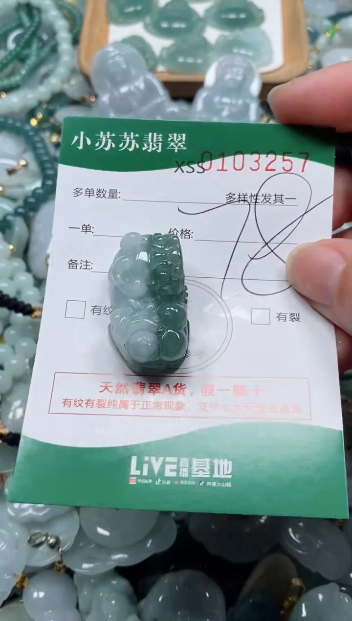 【闪购商品】翡翠颈饰未镶嵌闪购商品0103257