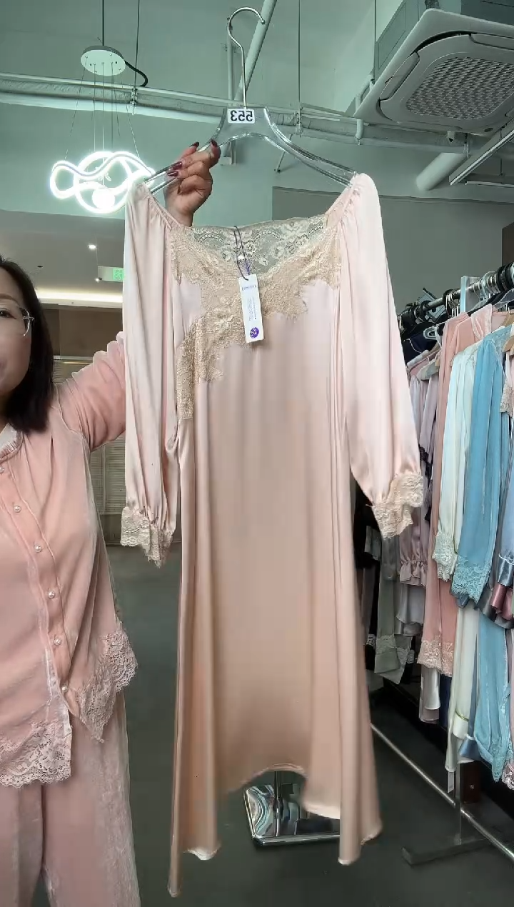 桑蚕丝桑蚕丝连衣裙553