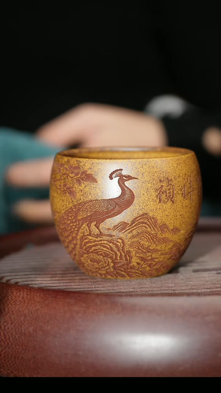 茶杯紫砂宜兴紫砂主人杯福利放漏