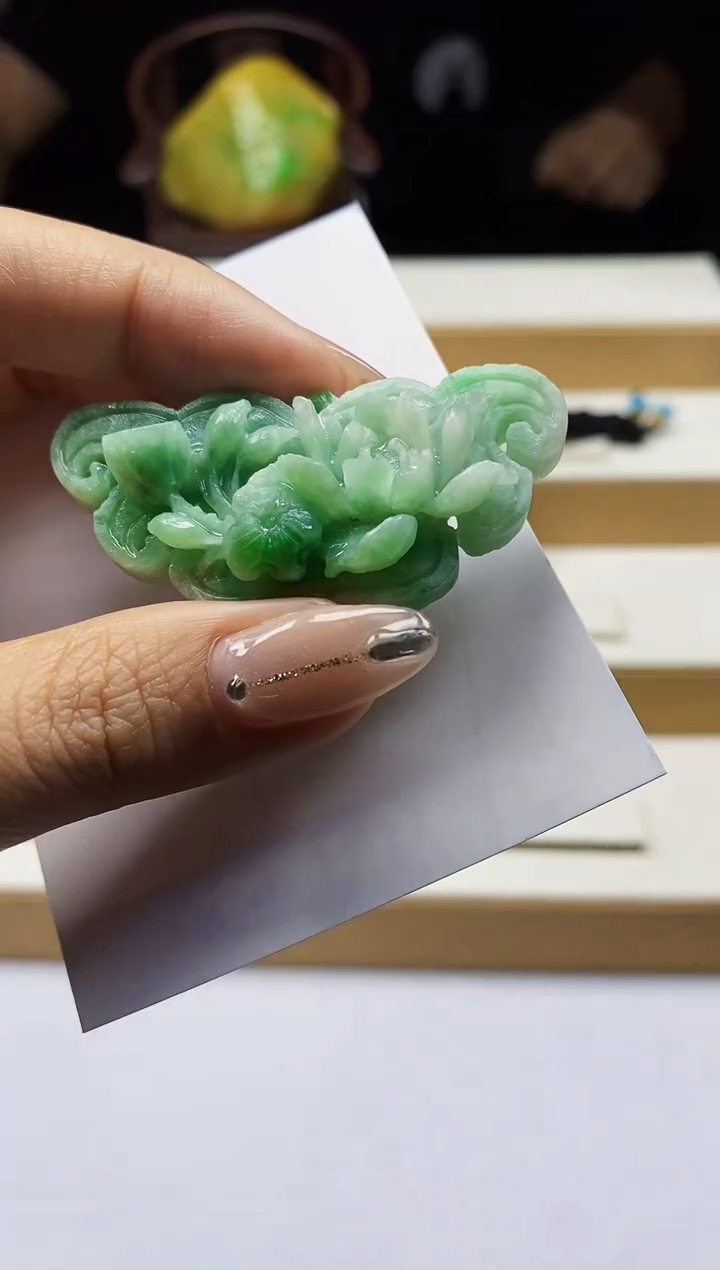 定制翡翠未镶嵌翡翠A货