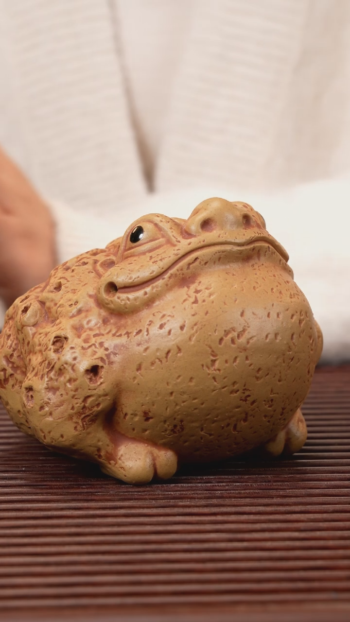 【闪购商品】紫砂茶宠中号福蟾