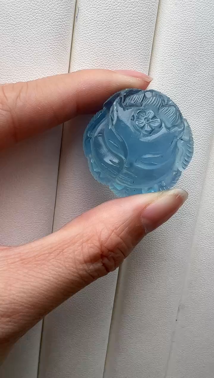 【闪购商品】海蓝宝石裸石未镶嵌 51a拍五单发成品/少拍不发