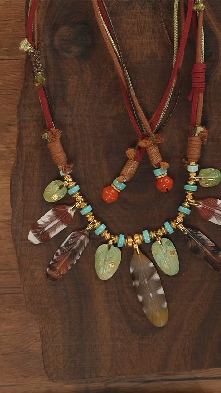 【闪购商品】绿松石项链18K金镶嵌S3147-定制