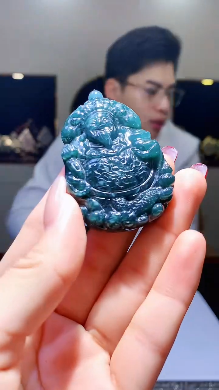 【闪购商品】翡翠颈饰未镶嵌1002hm-jj挂件4