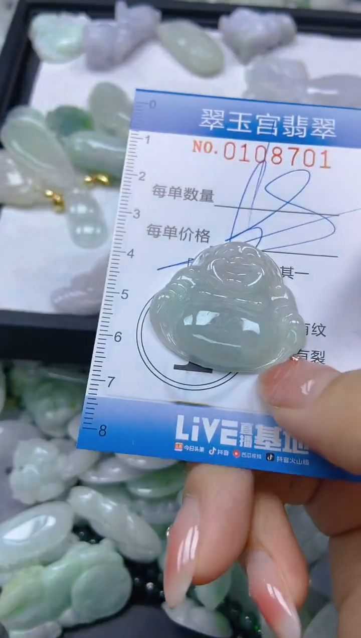 翡翠未镶嵌颈饰闪购0108701多样性发其一