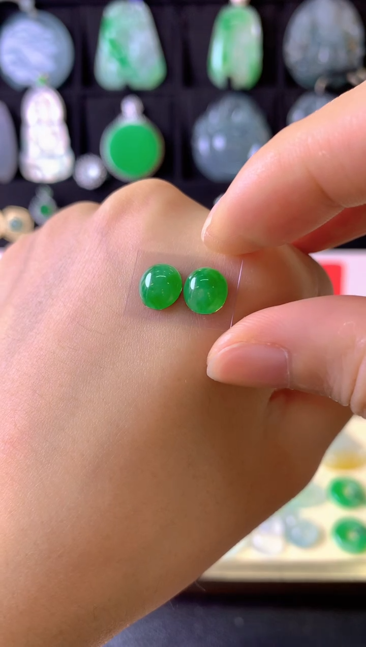 定制翡翠未镶嵌1裸玉（客户意向镶嵌）