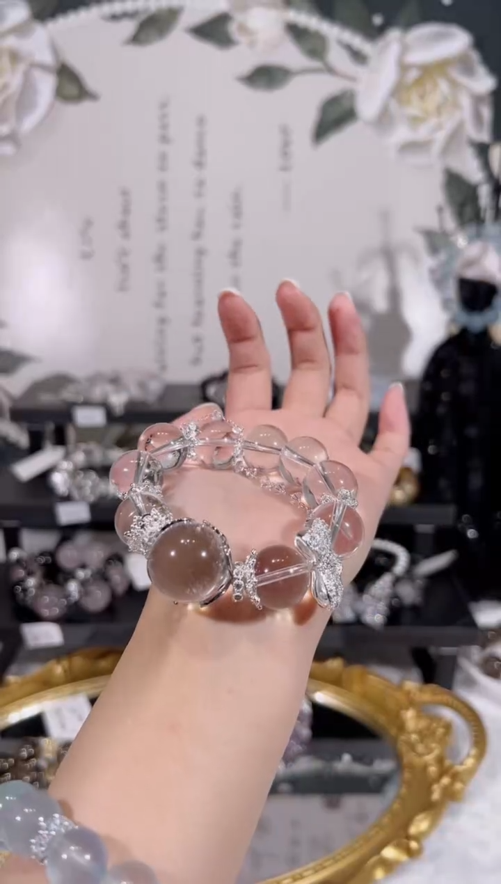 【闪购商品】水晶手链未镶嵌天然水晶默认微瑕 多样性发货发其一