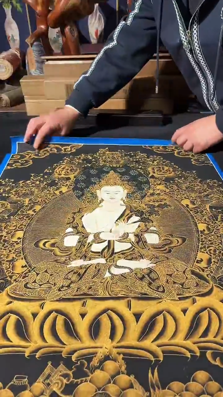 卷轴画藏式珍藏彩绘艺术馆116