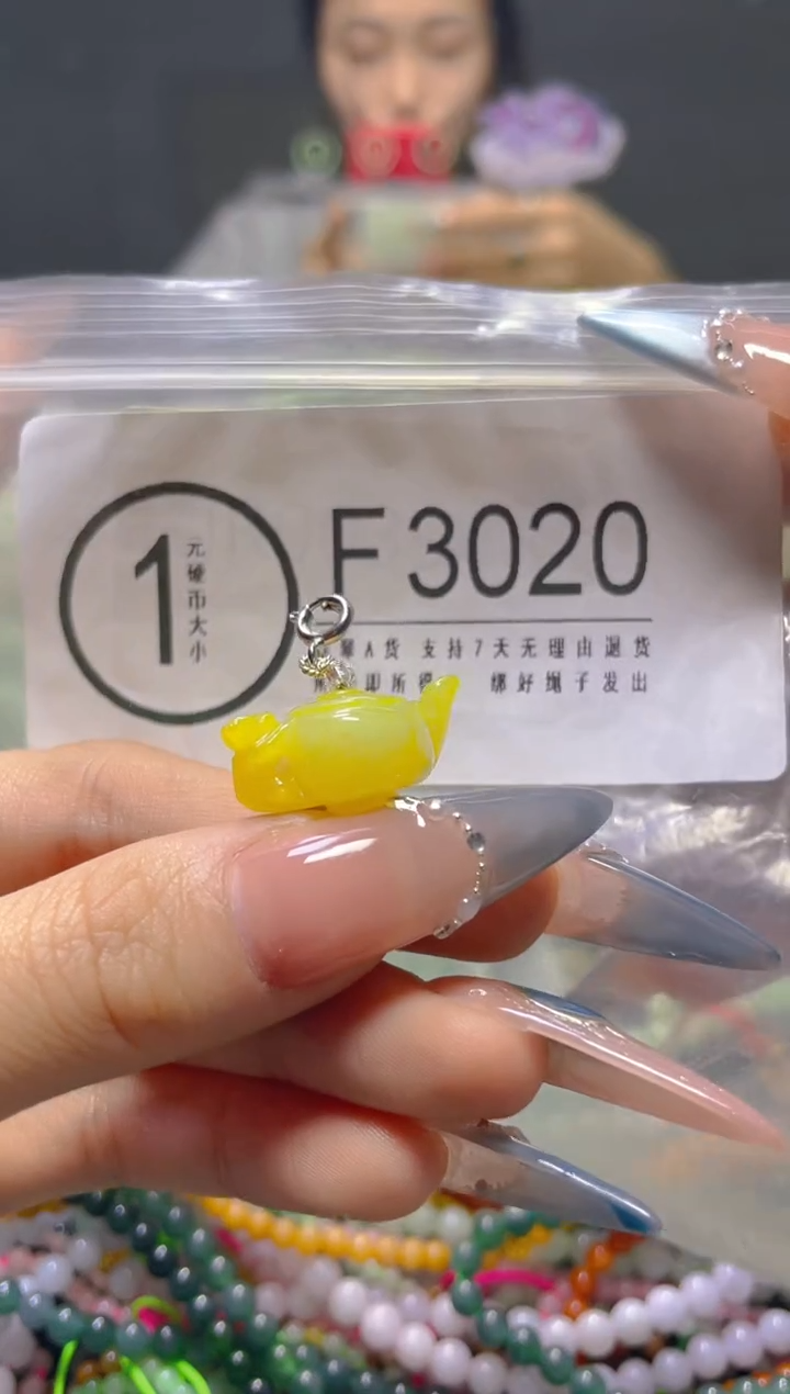 颈饰未镶嵌翡翠/F/翡翠A货，一件也是批发价