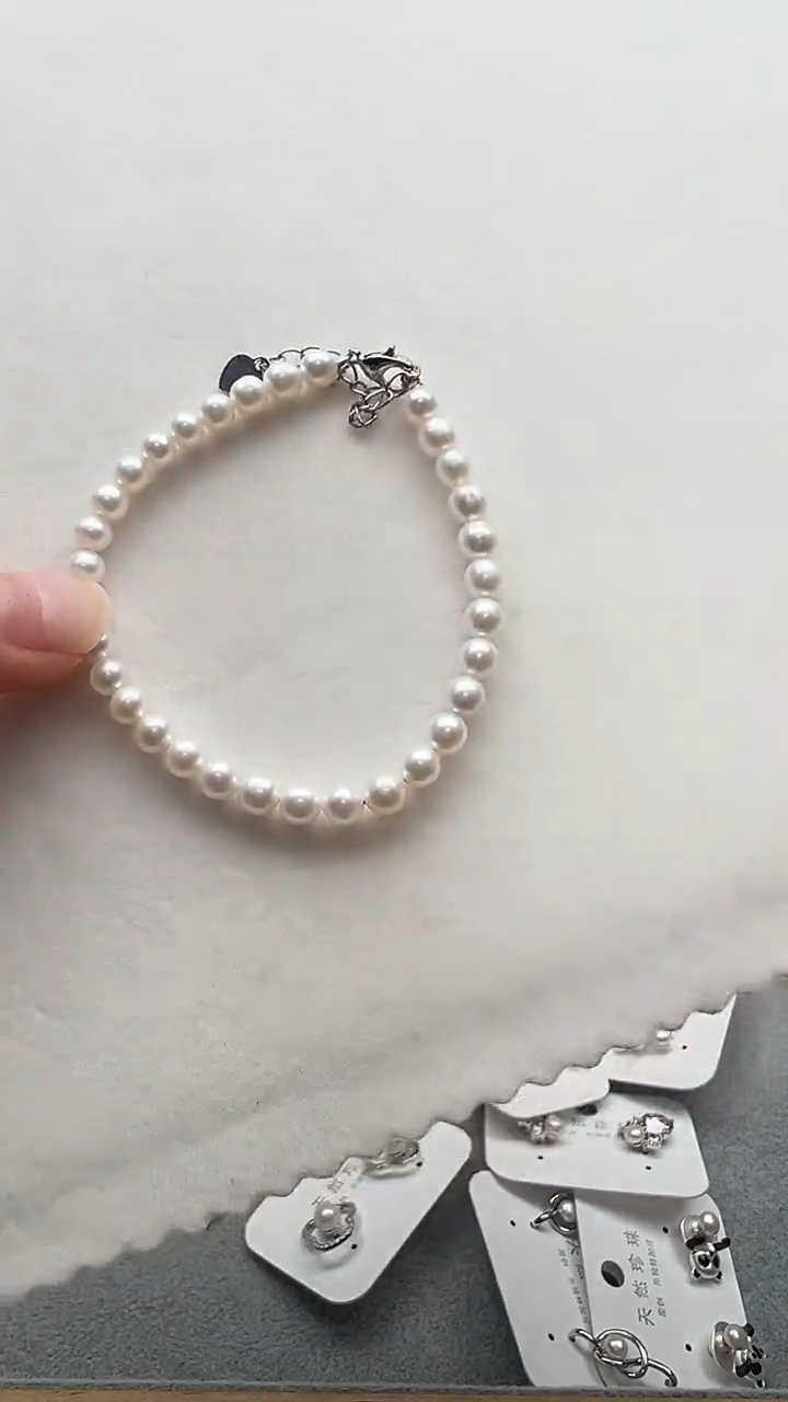 钛钢手绳淡水珍珠永丽严选