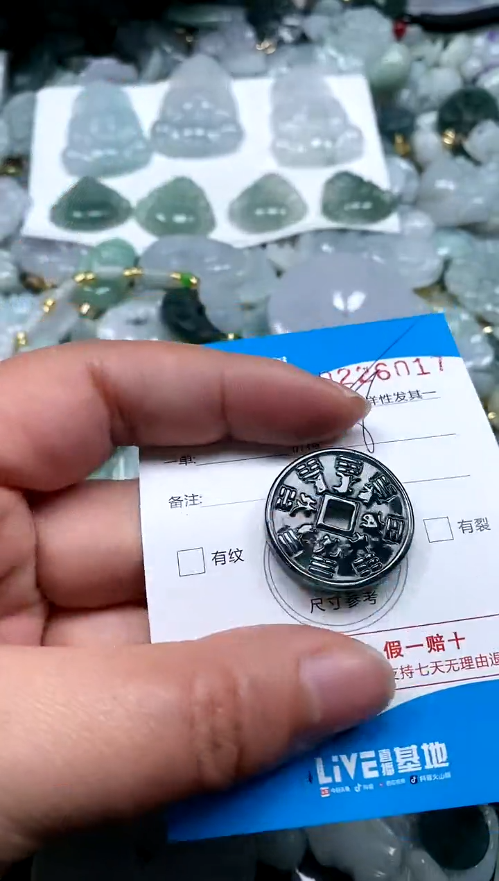 【闪购商品】翡翠颈饰未镶嵌闪购商品0226017