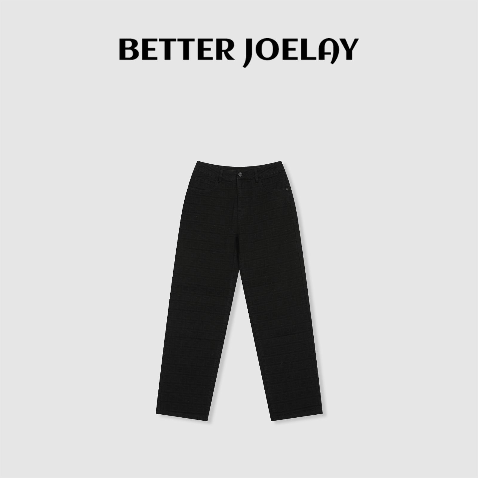 BETTER JOELAY-【困眠小春】JG9330款高端百搭牛仔裤宽松直筒裤休闲