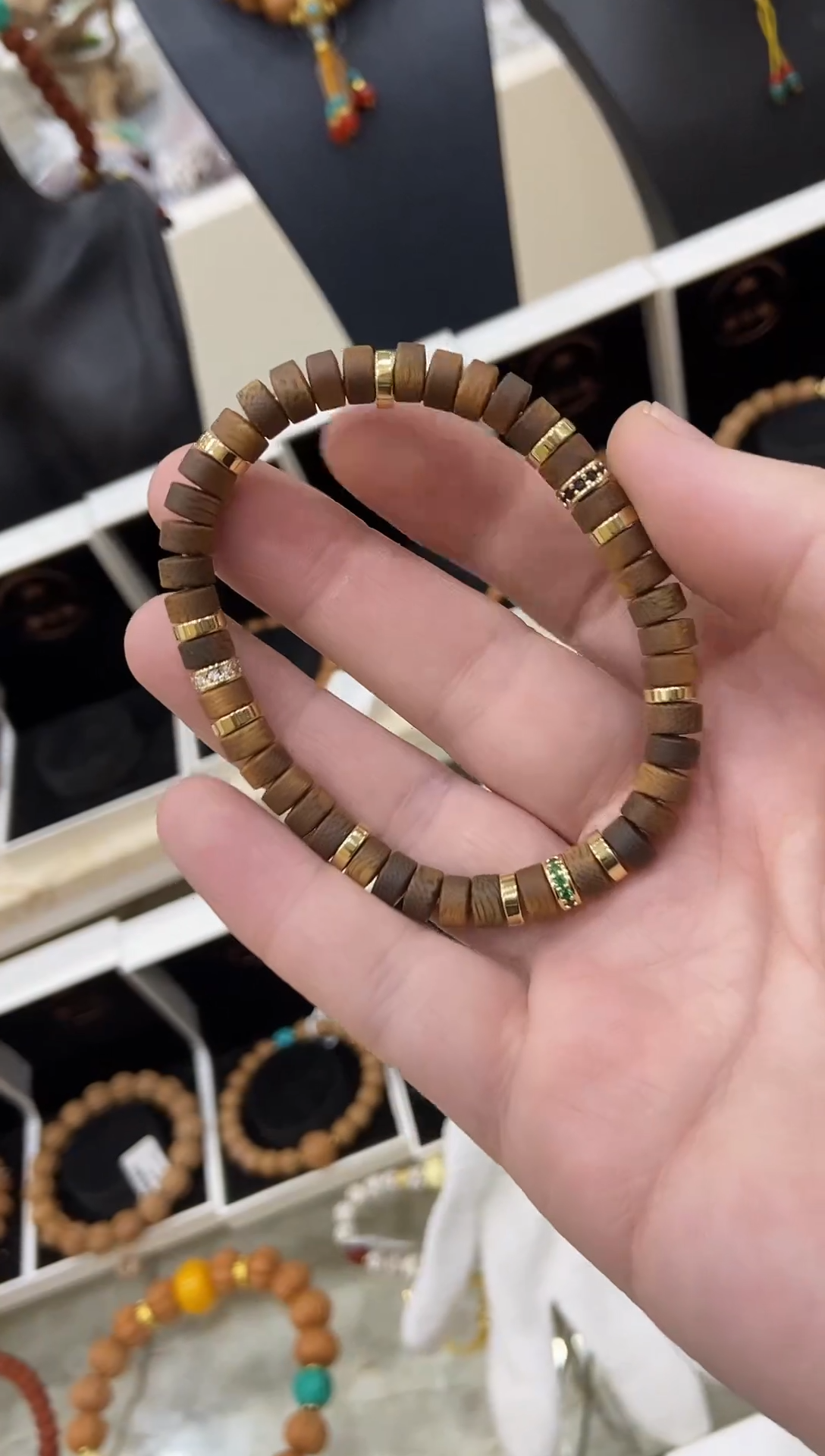 菩提手串/手链海南沉小药片手串