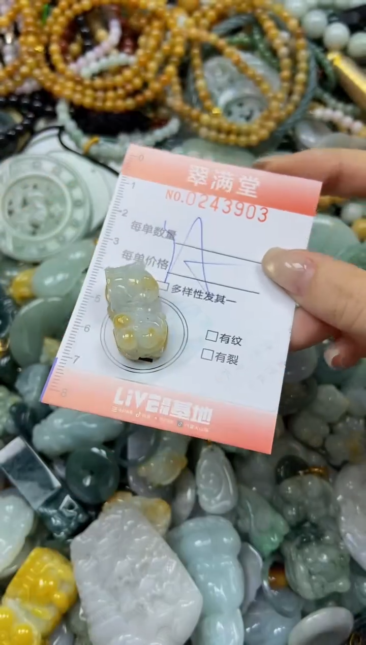 未镶嵌挂件翡翠闪购0243903