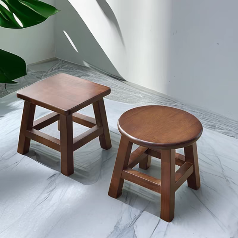 实木小凳子换鞋凳家用矮凳茶几凳儿童圆凳
