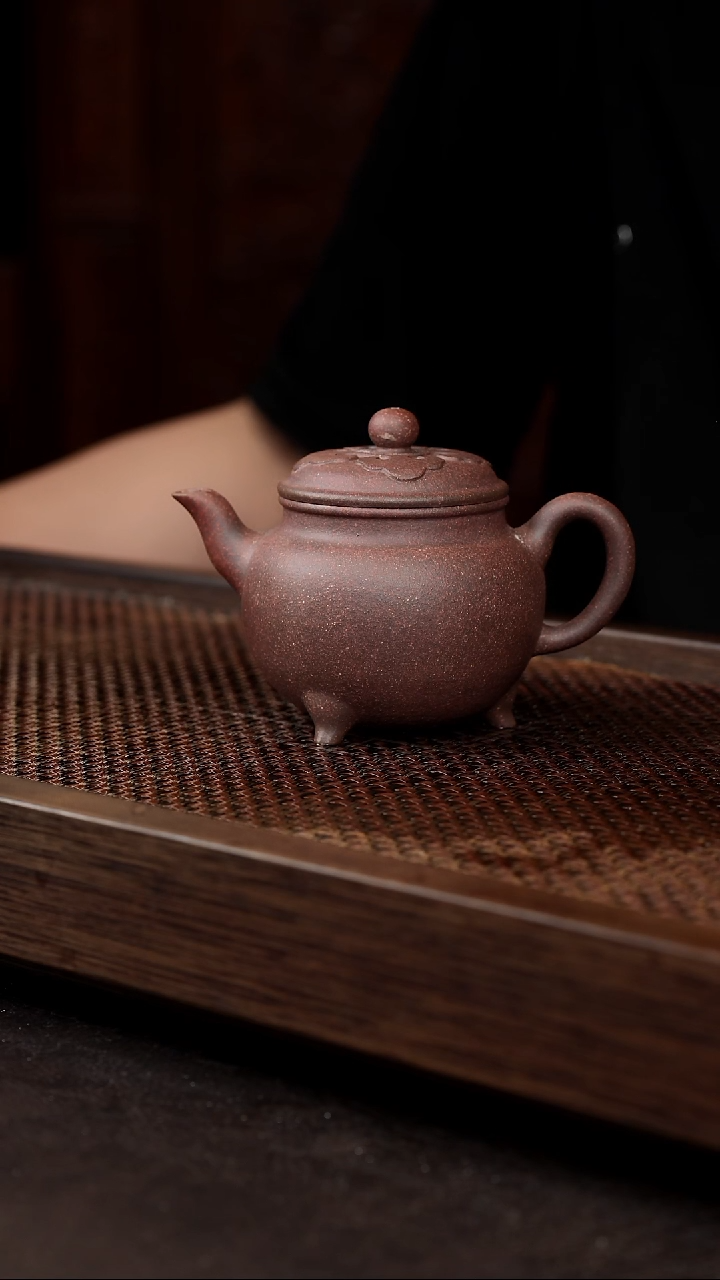 茶壶紫砂岩中泥大彬如意