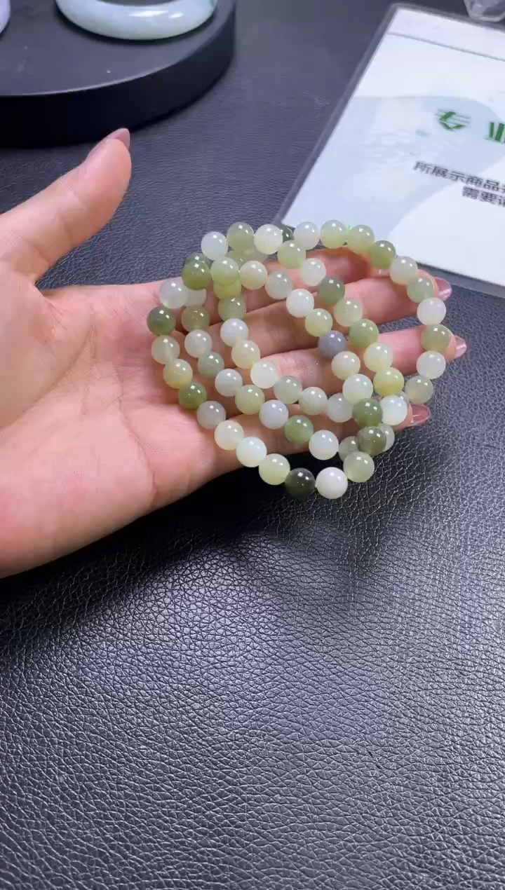 未镶嵌手串和田玉手串多样性发一件