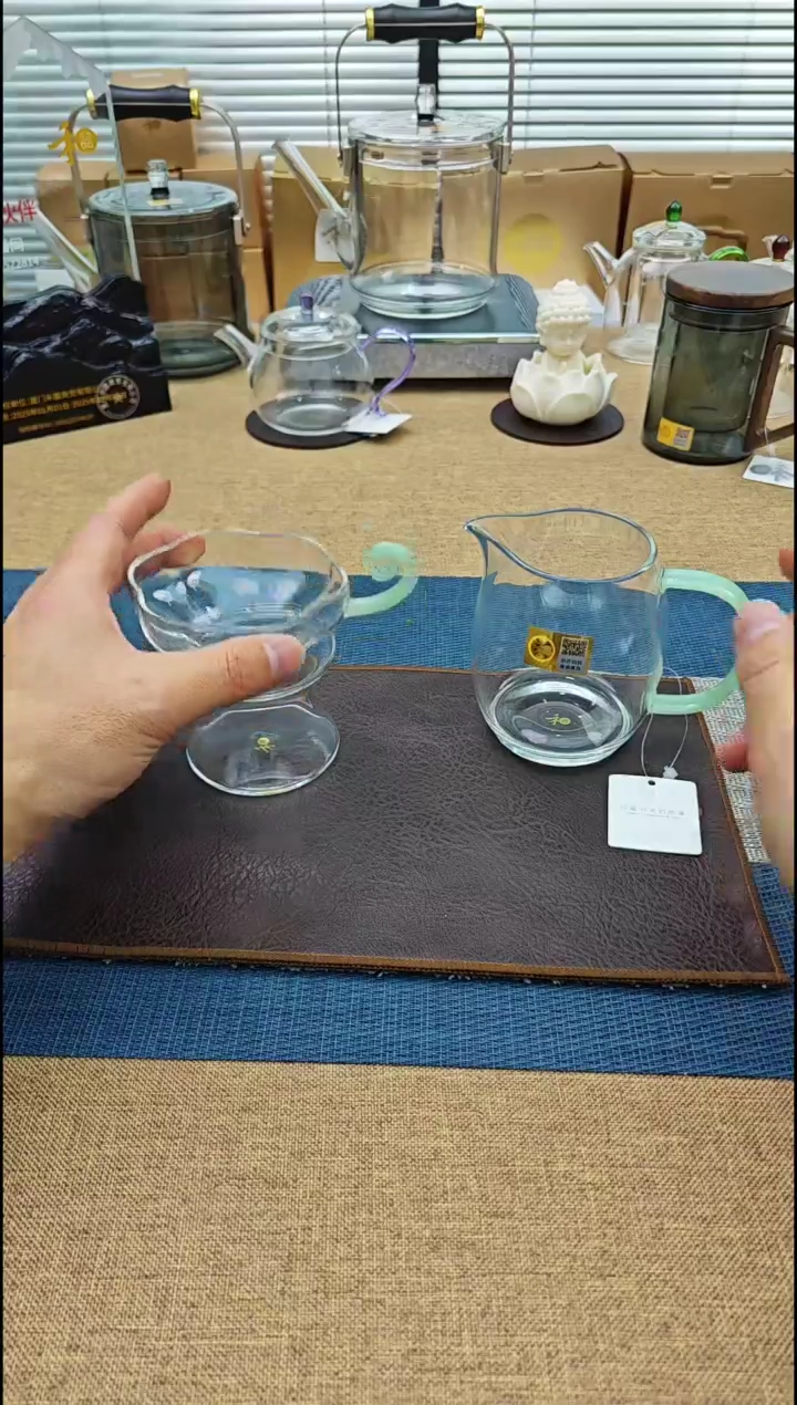 【闪购商品】禾器澄然茶海加予乐茶漏浅玉色金标