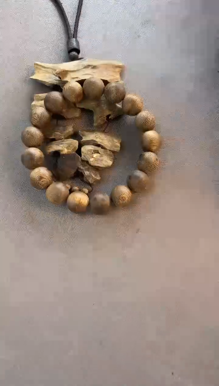 沉香碎屑沉香12圆珠单圈多样性发一