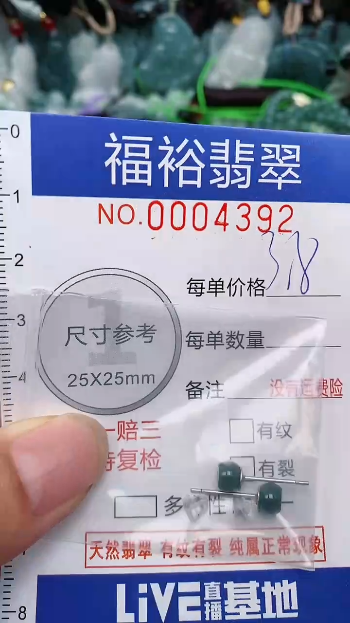 翡翠未镶嵌颈饰...0004392