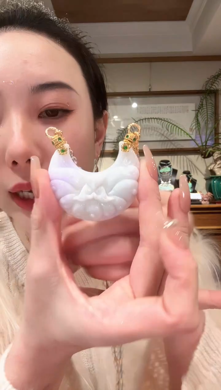 【闪购商品】翡翠颈饰未镶嵌国风