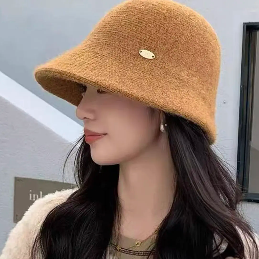 针织盆帽保暖大头围秋冬季帽子2026新款洋气网红渔夫帽女款爆款