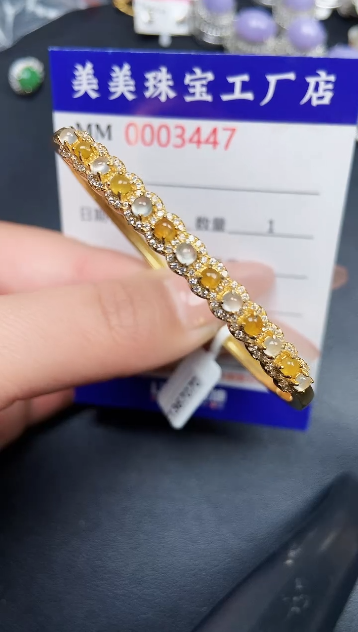 【闪购商品】翡翠颈饰银S925镶嵌3447