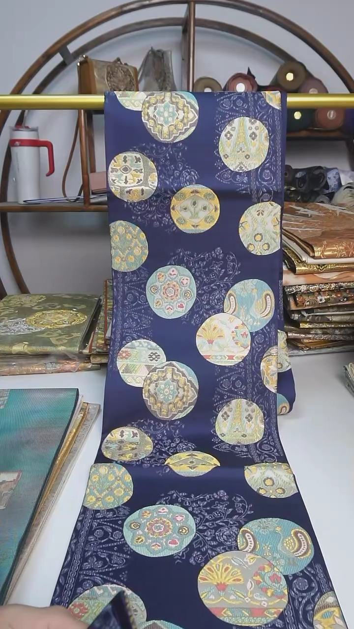 【闪购商品】织绣22西阵织六通宝相花