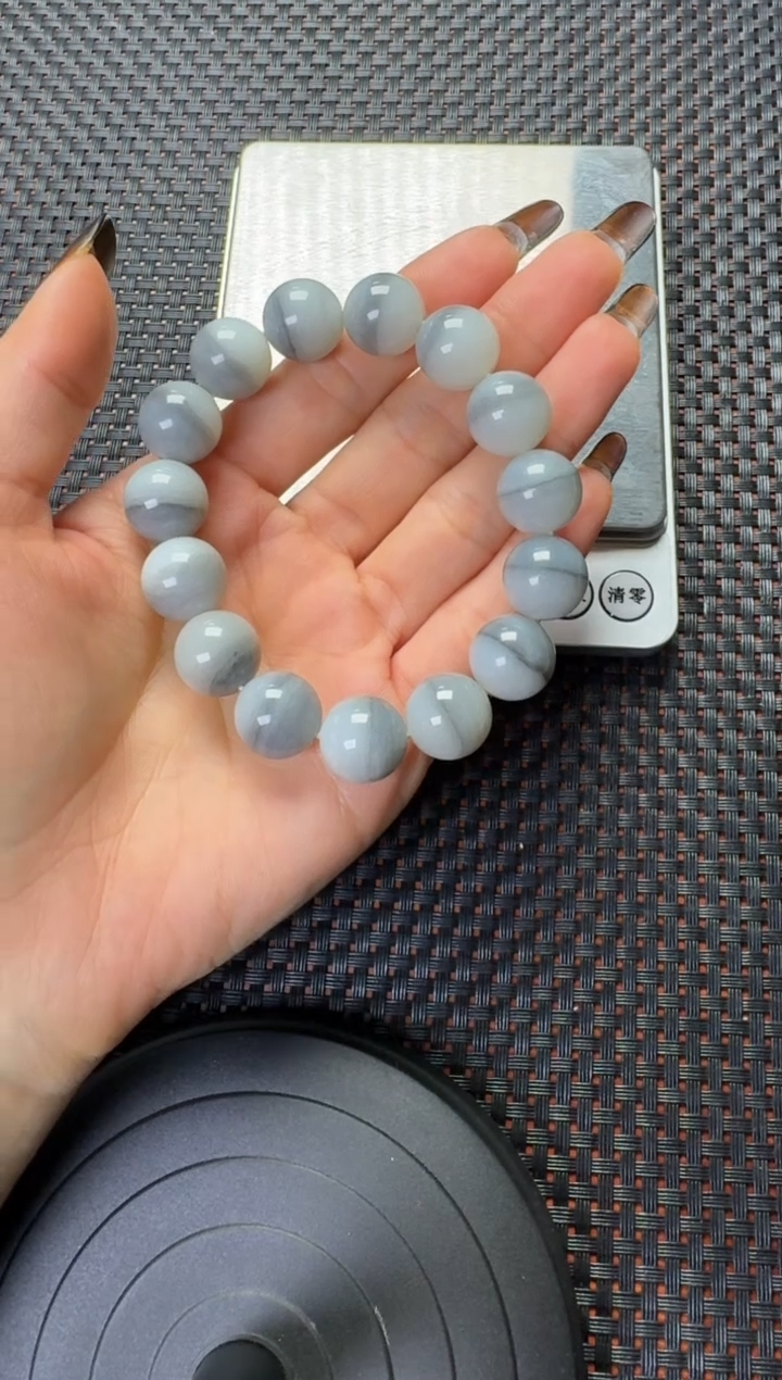 未镶嵌手串和田玉若羌青花手串