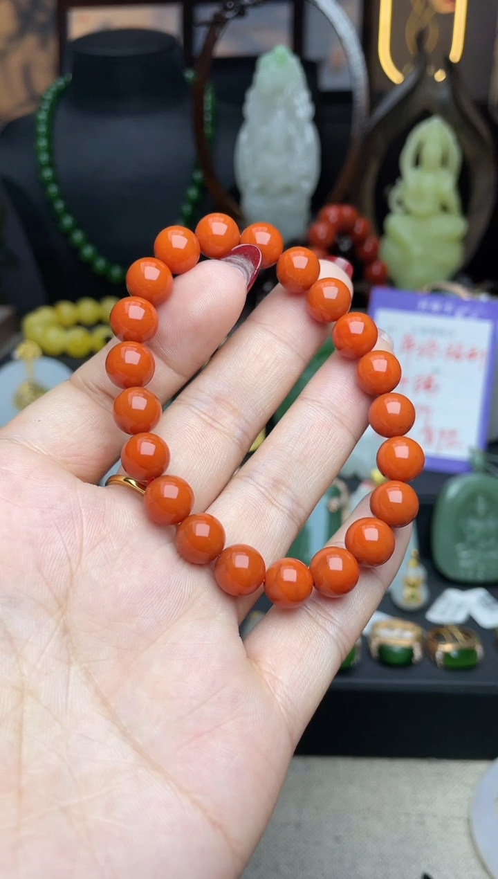 【闪购商品】南红玛瑙手链未镶嵌手串