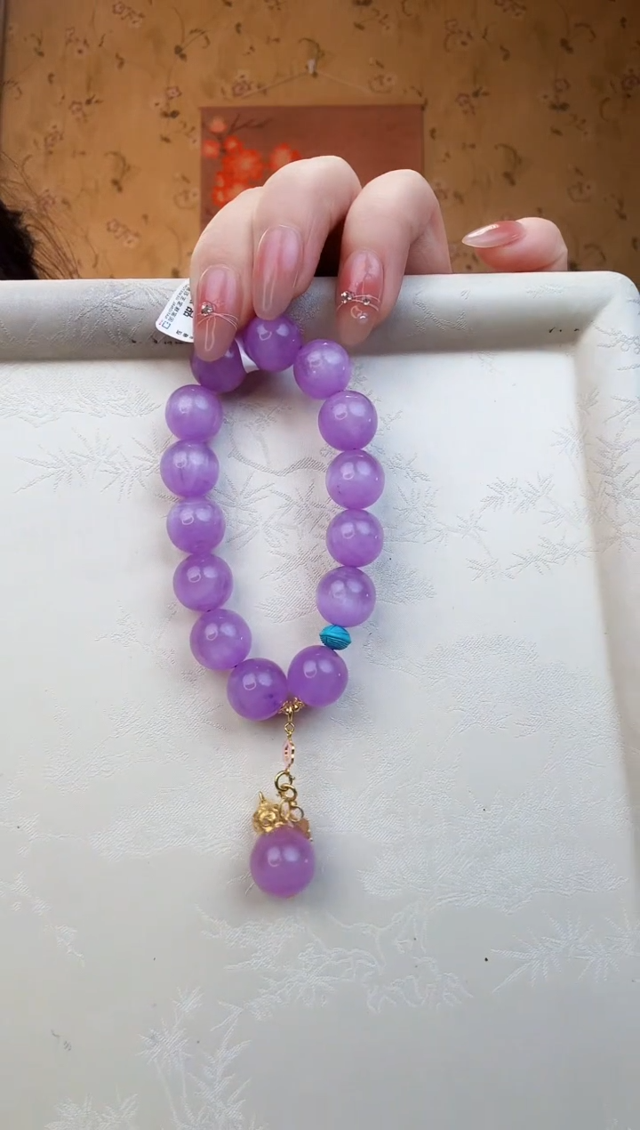 【闪购商品】锂辉石手串未镶嵌1960约13mm