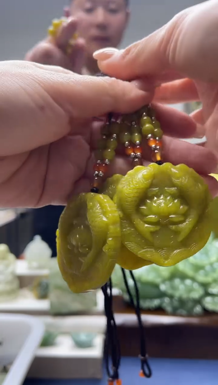 未镶嵌岫玉颈饰多样性发货 拍一发一