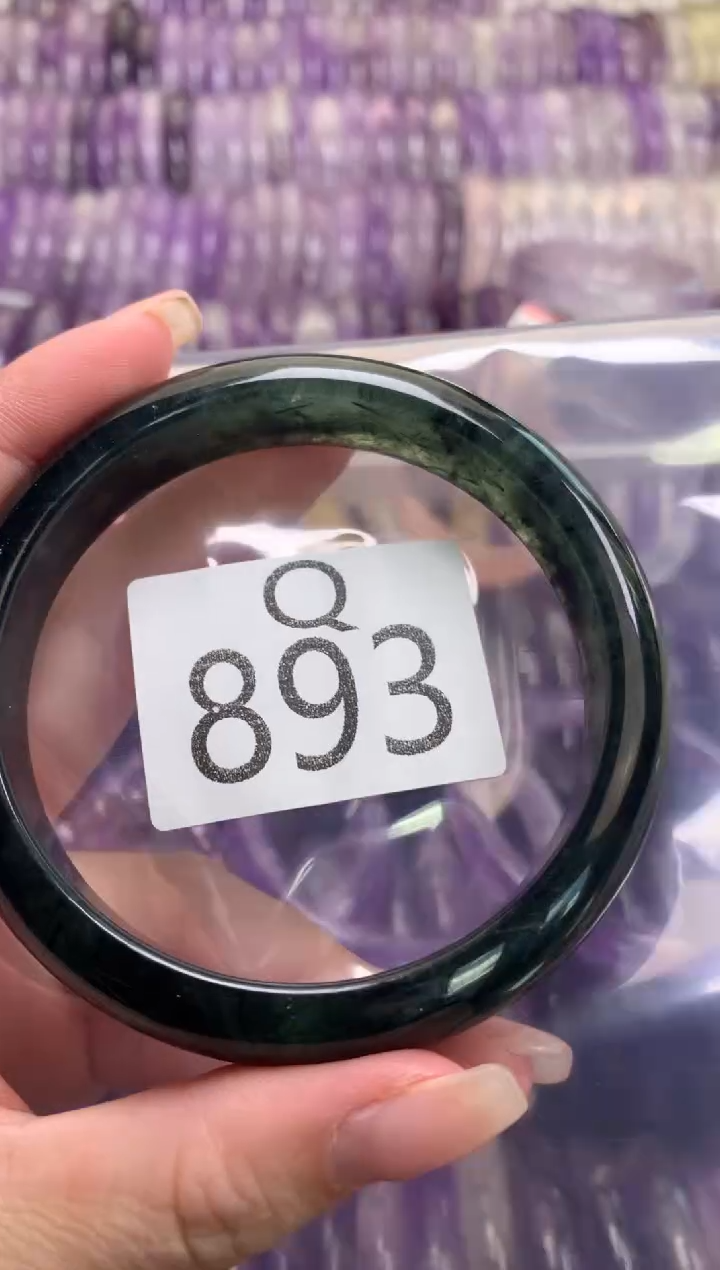 水晶珠宝半成品未镶嵌水晶手镯893-63