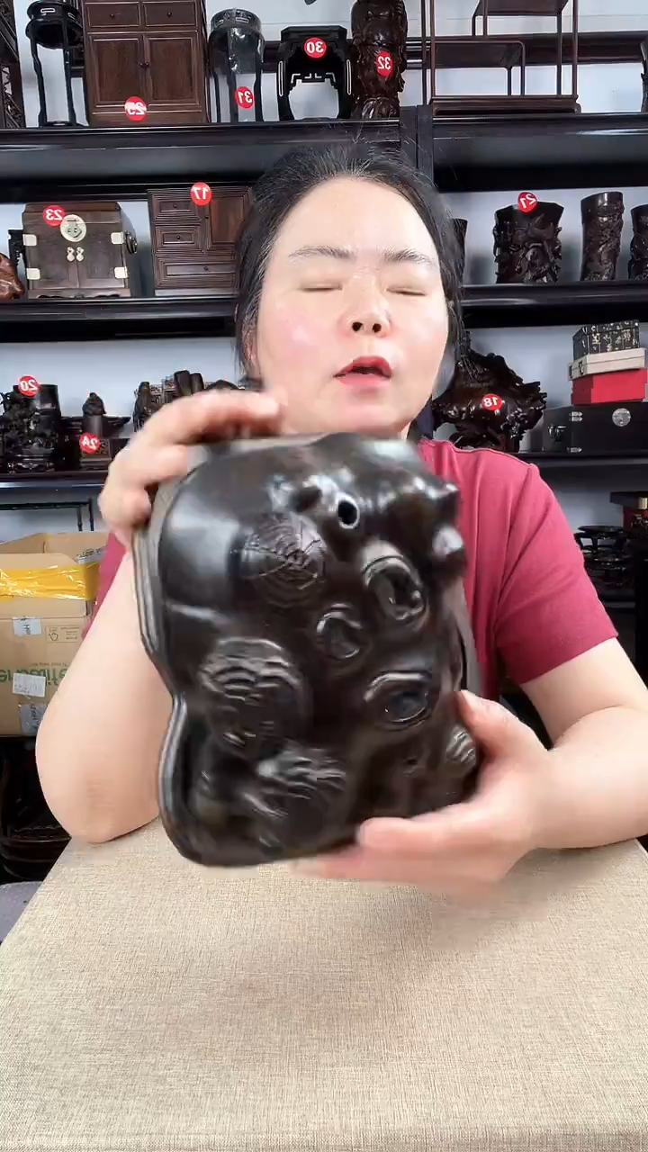 木68瑕疵老李红木工艺品