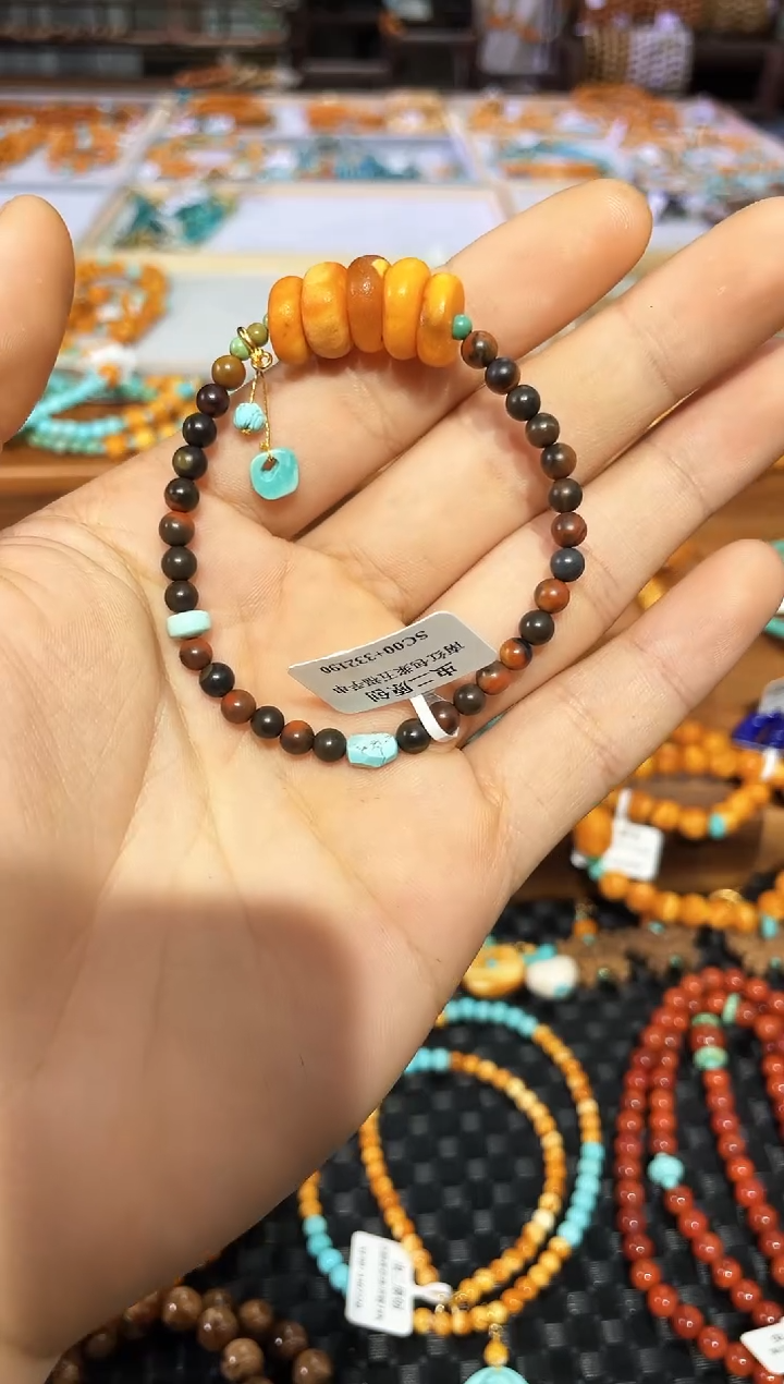 【闪购商品】琥珀手链未镶嵌手串