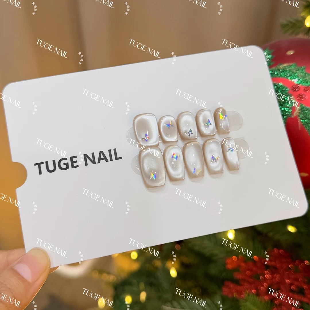 TugeNail “星河漫漫” 渐变极光猫眼高级感气质春季简约美甲-芬达
