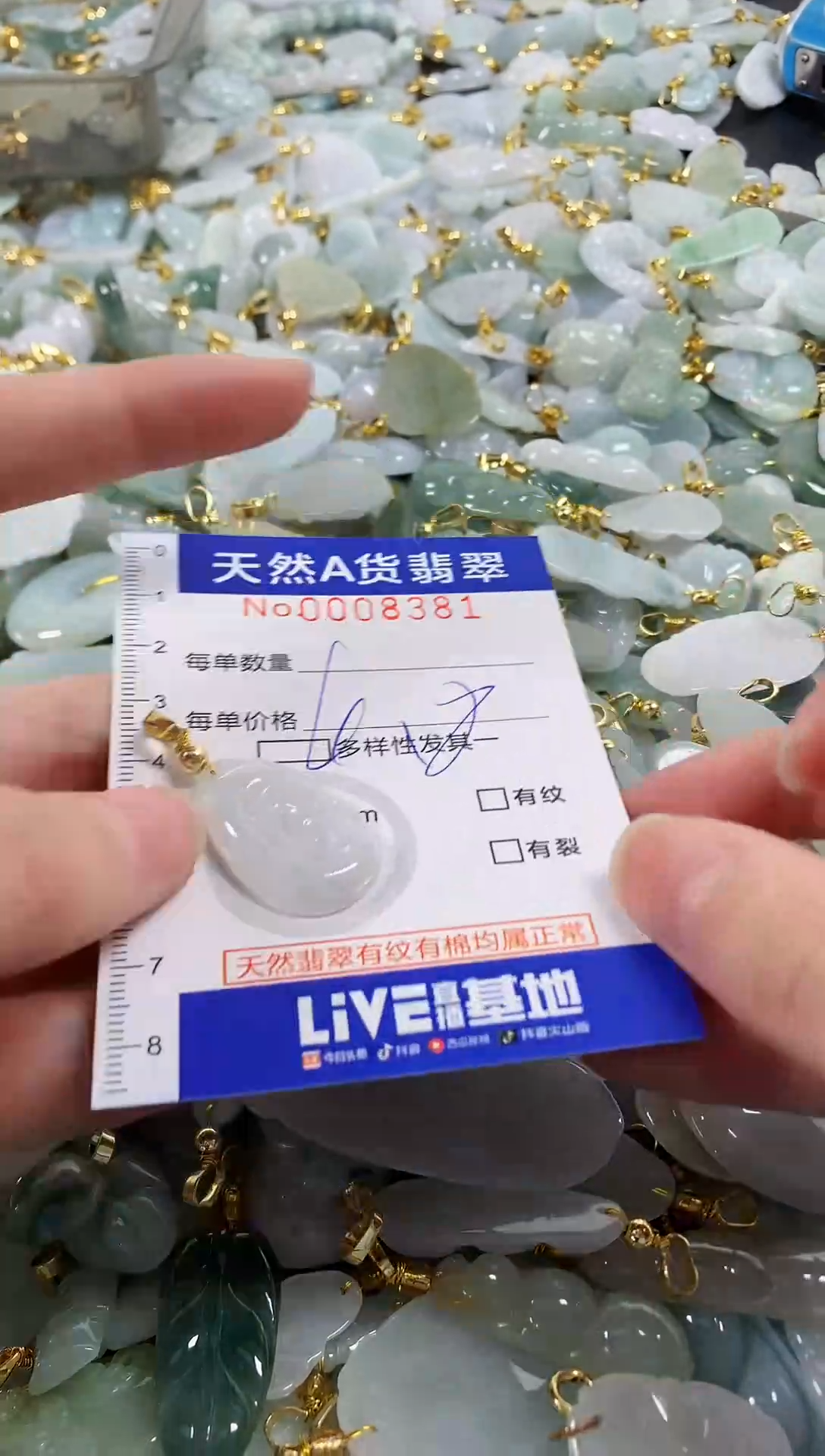 颈饰未镶嵌翡翠天然a货翡翠