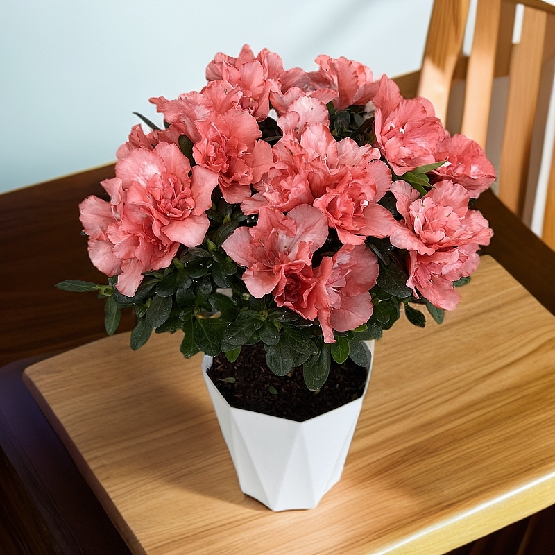 杜鹃花盆栽植物带花苞种好发货室内外阳台庭院绿植好养花卉植物