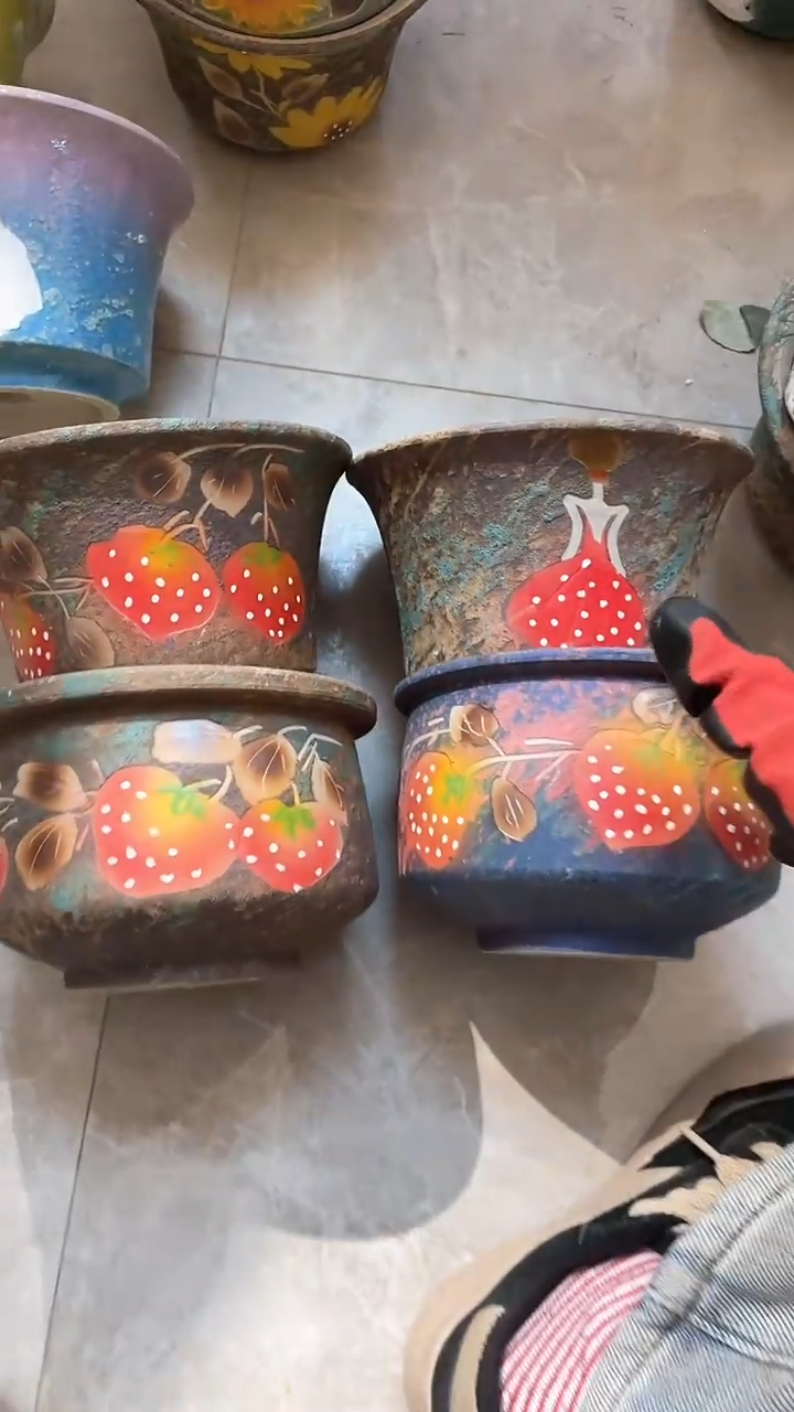 【闪购商品】摆件22-305口17高11  四个