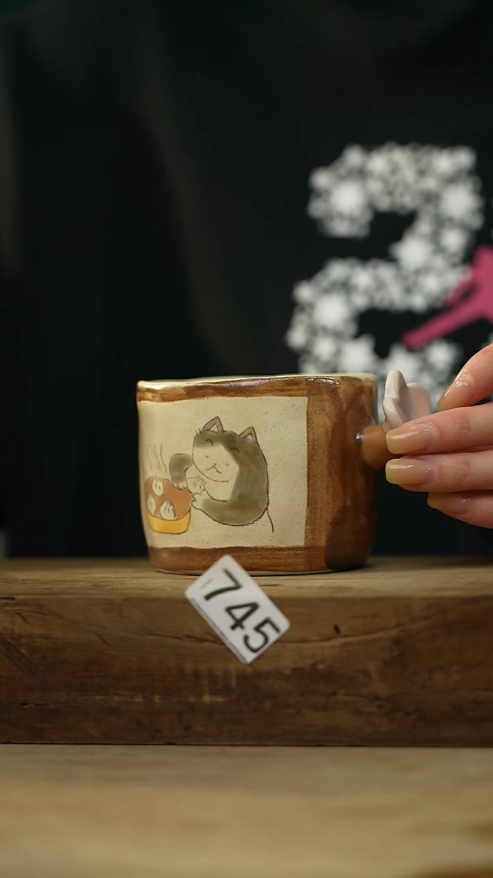 【闪购商品】瓷片新品！设计师手作款卡通系列/咖啡杯