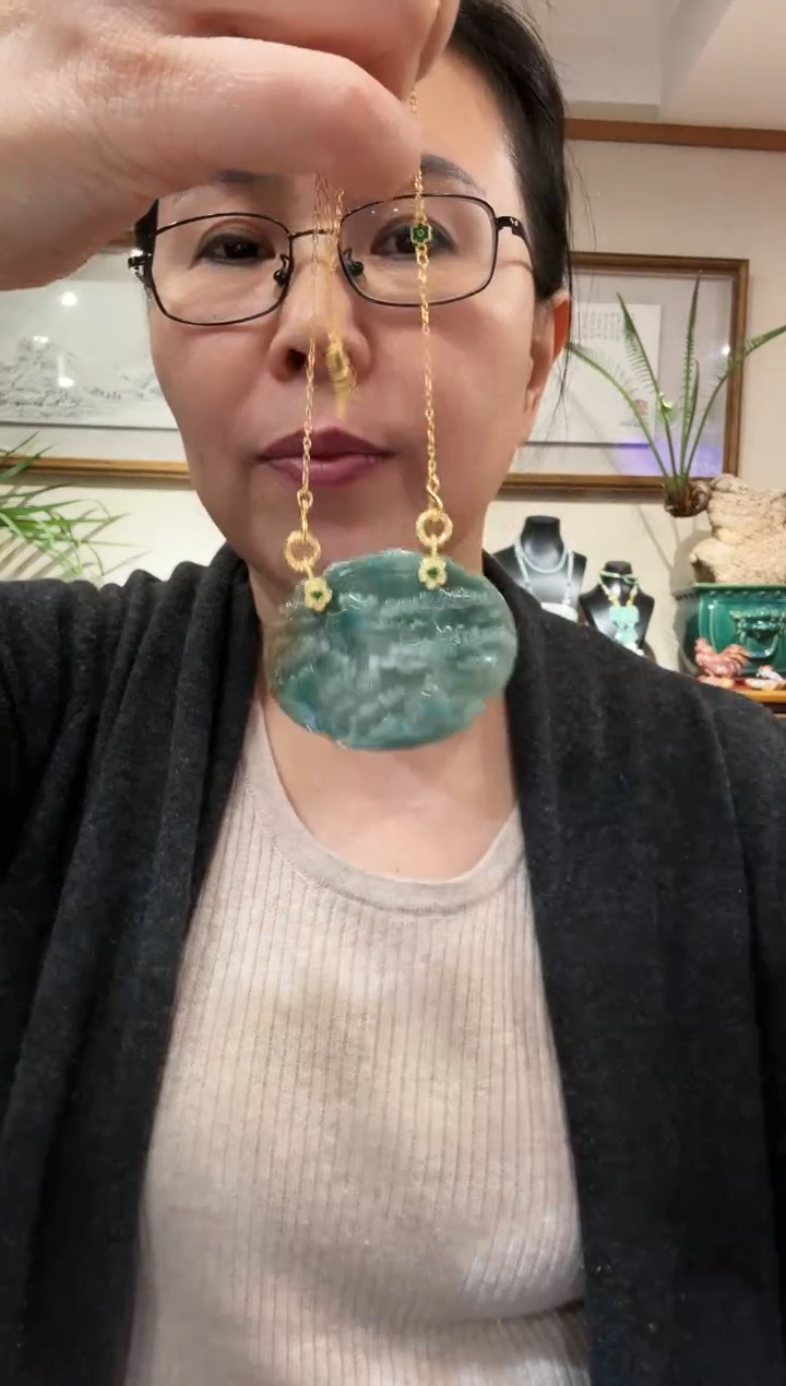 【闪购商品】翡翠颈饰未镶嵌国风