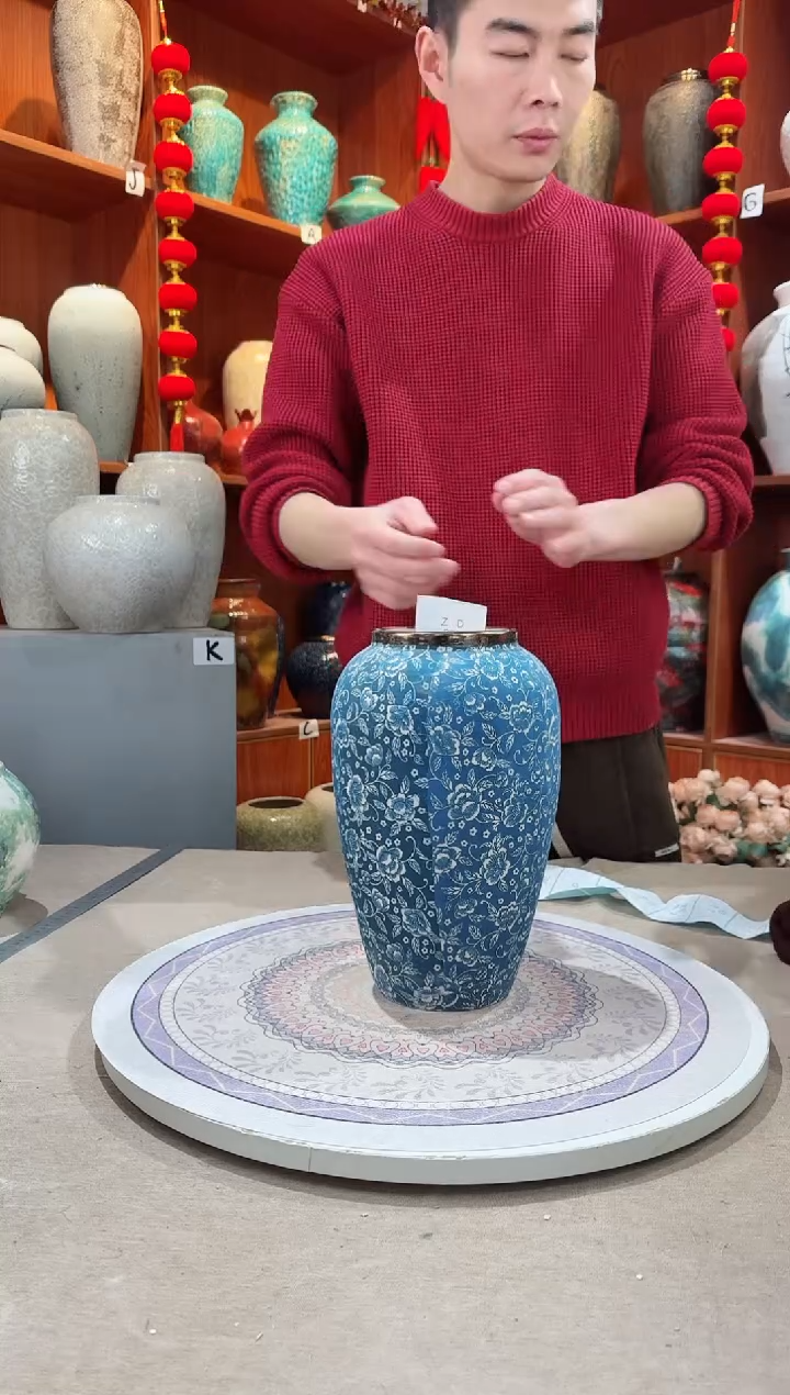 【闪购商品】瓶陶瓷花瓶 无花瑕疵ZD301 