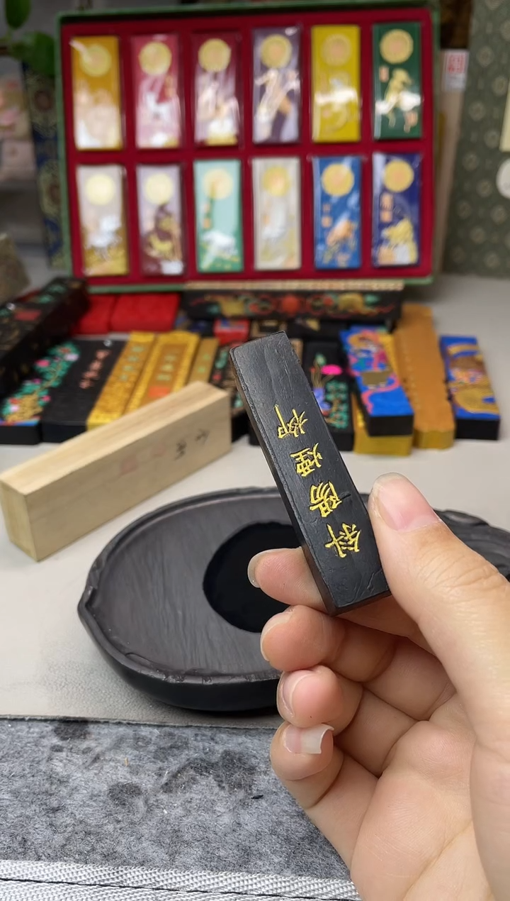 墨金堂 5钱 斜阳烟柳 单锭