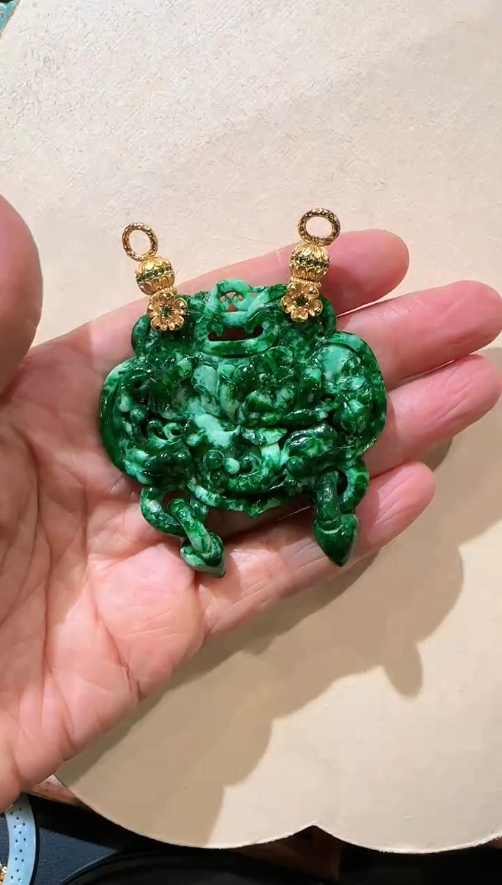 【闪购商品】翡翠颈饰未镶嵌国风